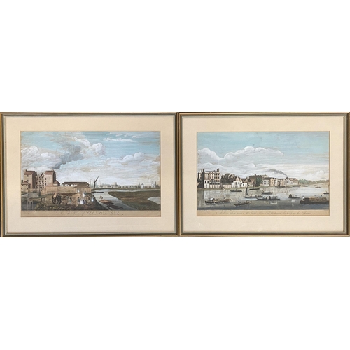 953 - A pair of 18th century engravings, by and after J. Boydell, 'A View of Chelsea Waterworks' and 'A Vi... 