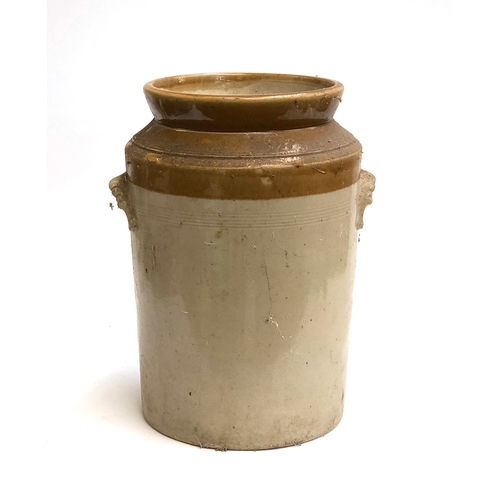 619 - A very large stoneware jar, 46cm high