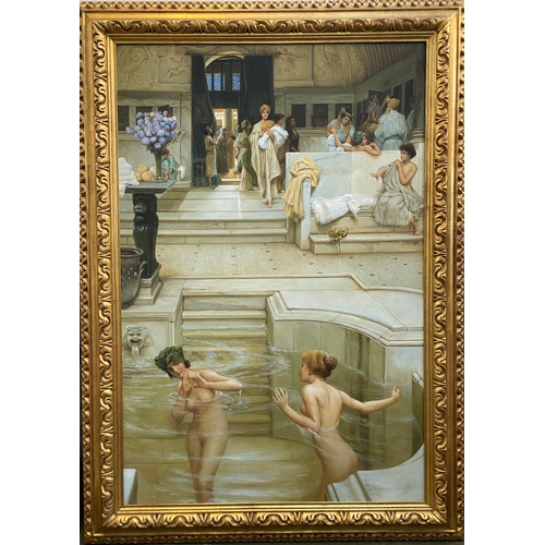 999 - Lawrence Alma-Tadema (after), 'A Favourite Custom', oil on canvas, 113x75cm