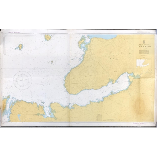 1024 - Great Ormes Head to Liverpool Admiralty chart. 1:75000 at lat 53°30'. Together with Loch Scridain Ad... 