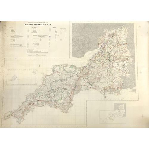 641 - South West Economic Planning Region Map - Regional Information Map, August 1970, Scale unknown, larg... 