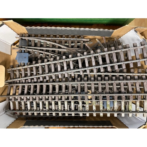 1564 - A large quantity of Playmobil G gauge railway in 9 boxes to include 3 boxes of track, 2 steam engine... 