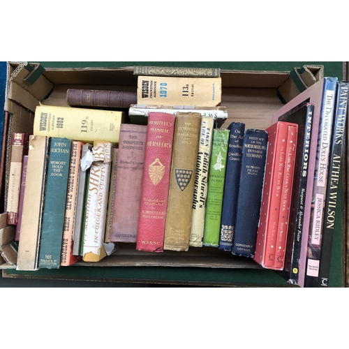 676 - MISCELLANEOUS BOOKS: a box of 20 + volumes.