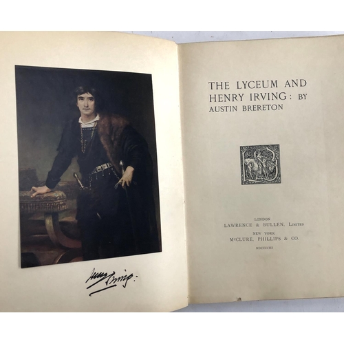 679 - BOOK: BRERETON, A., 'The Lyceum of Henry Irving', Lawrence and Buller. On title page, the author has... 