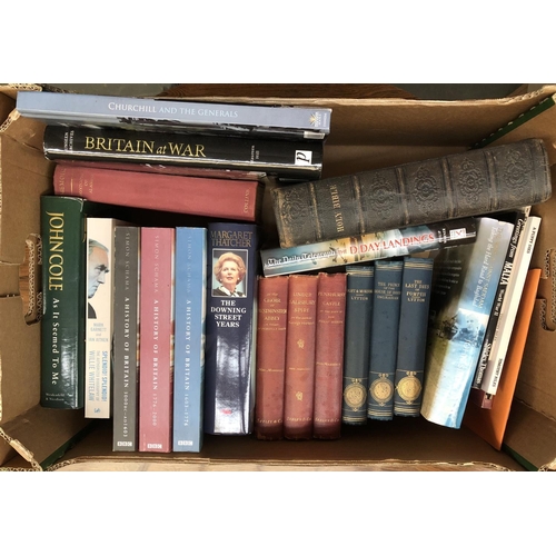 691 - MISCELLANEOUS BOOKS: Politics/War/Literature. A box.