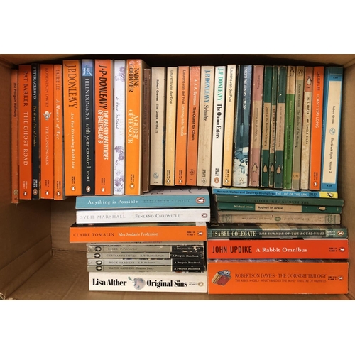 760 - PENGUIN BOOKS: three boxes of Penguin books in generally Good or better condition. A good number of ... 