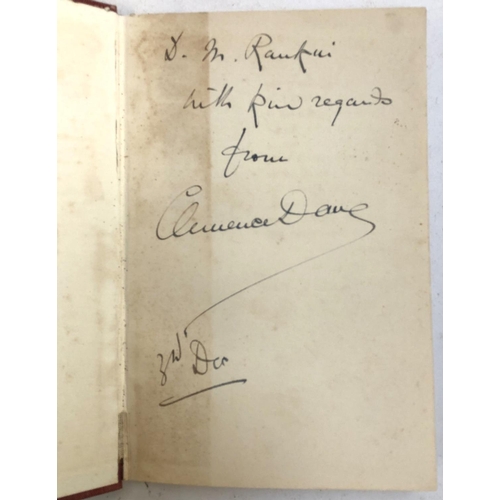 780 - SIGNED BOOKS; DANE, Clemence, two vols., both inscribed/dedicated in flowing hand. 'Adam's Opera', 1... 