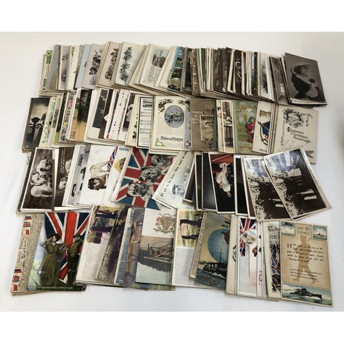 540 - A collection of approx. 350 postcards covering a wide array of subjects to include military interest... 