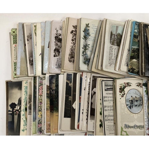 540 - A collection of approx. 350 postcards covering a wide array of subjects to include military interest... 