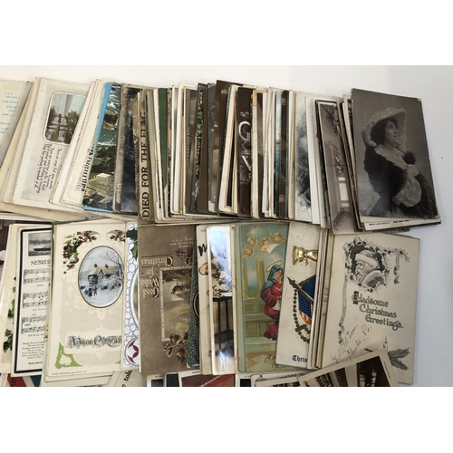 540 - A collection of approx. 350 postcards covering a wide array of subjects to include military interest... 