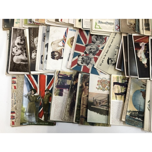 540 - A collection of approx. 350 postcards covering a wide array of subjects to include military interest... 