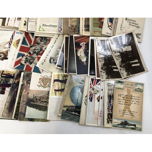 540 - A collection of approx. 350 postcards covering a wide array of subjects to include military interest... 