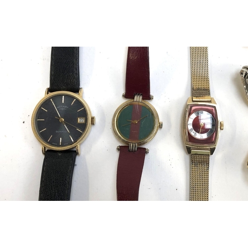 150 - A quantity of wristwatches to include Rotary, Lorus, Omega, Seiko, Sekonda, etc