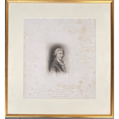 963 - Thomas Gainsborough RA, drawn by J. Jackson and engraved by H Meyer, the plate 38x33cm within the mo... 