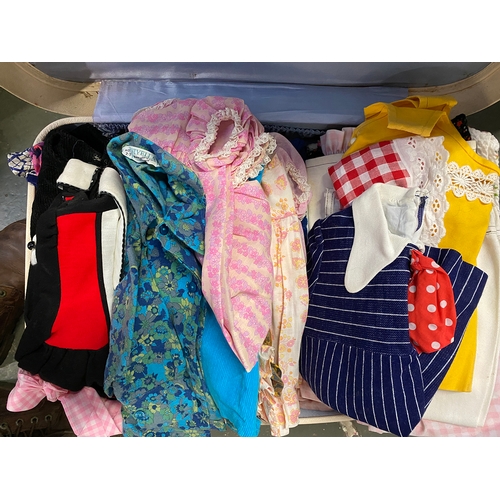 646 - Three suitcases of vintage children's clothes to include Michael De Leon, Junior Revolution London, ... 