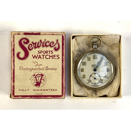 133 - A Services Sports Watches 'Army' pocket watch, in original box