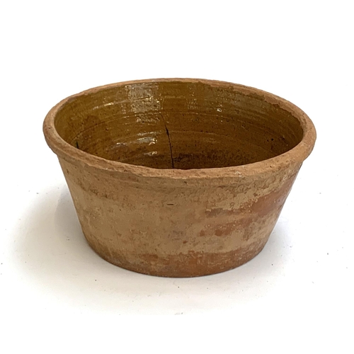 177 - A large antique terracotta bowl, 34cmD 16cmH