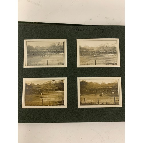 535 - An early 20th century photograph album c.1919 containing approx. 96 black and white photographs main... 