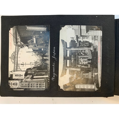 547 - A good early 20th century photograph album c.1928-1940, containing approx. 180 holiday photographs a... 