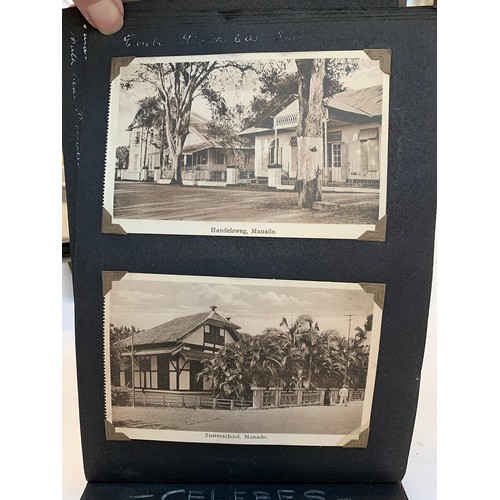 547 - A good early 20th century photograph album c.1928-1940, containing approx. 180 holiday photographs a... 