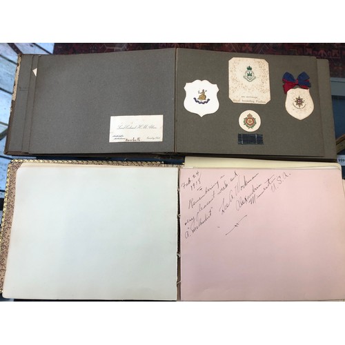 621 - An early 20th century personal album belonging to Annette Ricketts, containing signatures, quotes, r... 