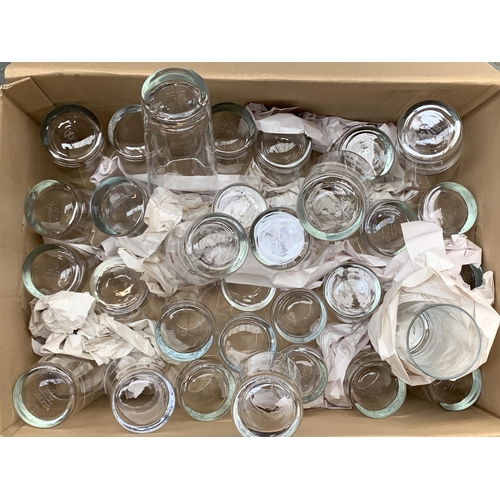 115 - A large quantity of glass tumblers