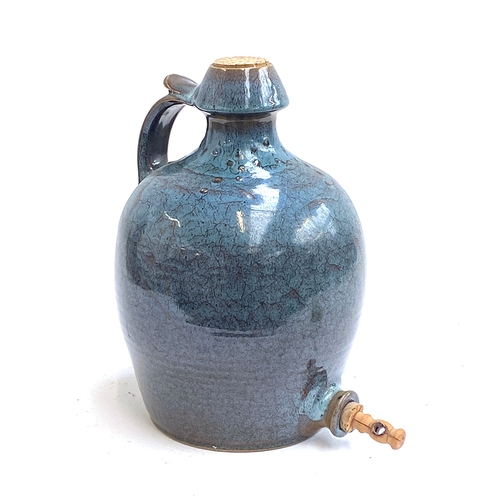 136 - A large David Eeles pottery flagon, 35cm high