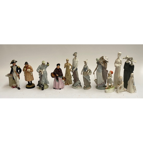 137 - A collection of figures to include Royal Doulton 