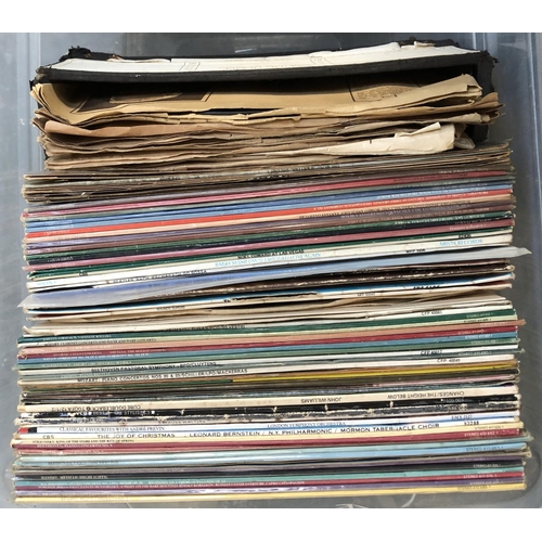 234 - A large quantity of vinyl LPs to include Frankie Valli, Jefferson Starship, Rod Stewart, Michael Jac... 