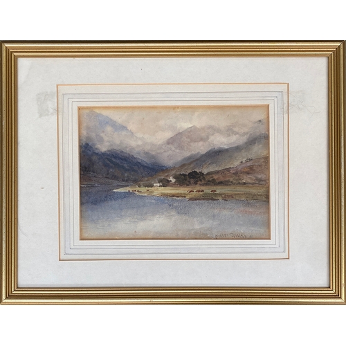 664 - Albert Stevens (1863-1925), early 20th century watercolour, Lake District landscape, signed lower ri... 