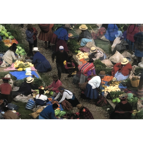 668 - William Allard, 'Sunday Market, Chincheros Peru', photograph on canvas 90x120cm

PLEASE NOTE THAT FO... 