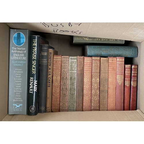 456 - BOOKS, LITERATURE. In two boxes. A wide variety of largely Eng. Lit. classics. Including a good/good... 