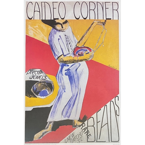 673 - 'Cameo Corner', Limited edition poster by David Bomberg c.1919, printed in 1983, 71/150, 84x57cm