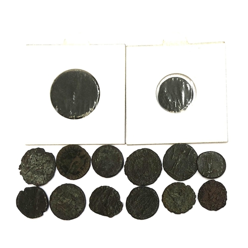 62 - A quantity of Roman coins to include Constantine the Great, Hadrian, etc