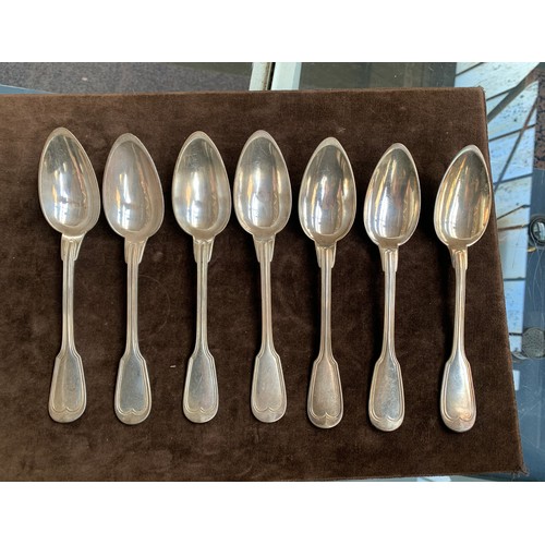 92 - A mixed lot of mostly plated flatware, to include Christofle spoons (5) and forks (4)