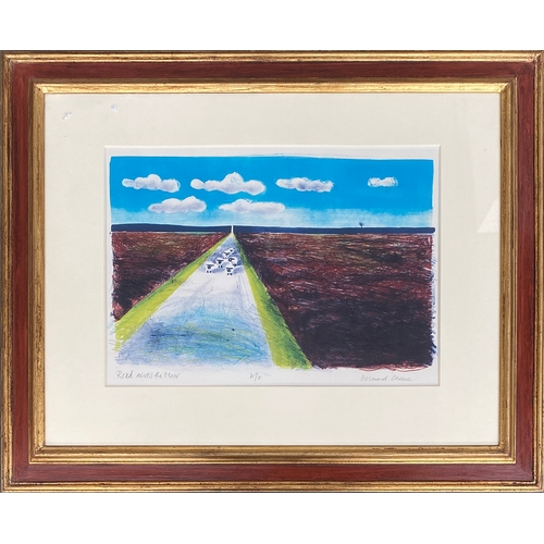 537 - Bernard Cheese (1925-2013), 'Road across the Moor', lithograph, artists proof, signed in pencil, 35x... 