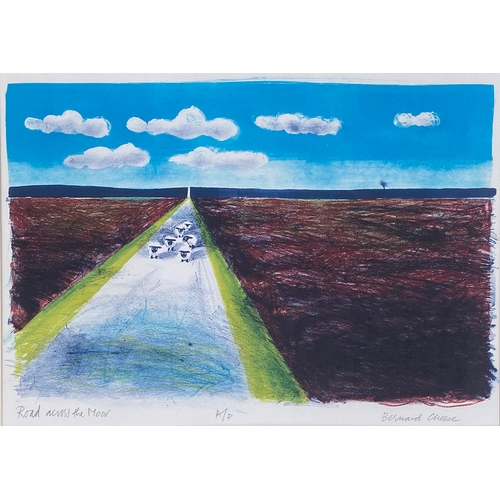 537 - Bernard Cheese (1925-2013), 'Road across the Moor', lithograph, artists proof, signed in pencil, 35x... 