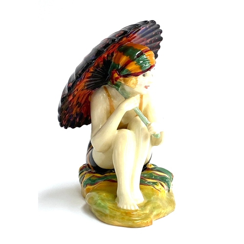 202 - A Royal Doulton Art Deco figurine, 'Sunshine Girl', model no. HN1348, designed by Leslie Harradine, ... 