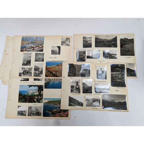 418 - A large quantity of 20th century holiday photographs and postcards, from the 1920s to early 60s; to ... 