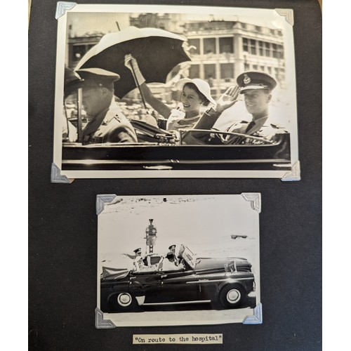 421 - Two 1950s photo albums of Aden and Khartoum belonging to L.A.C. Roy Grix, stationed at Steamer Point... 