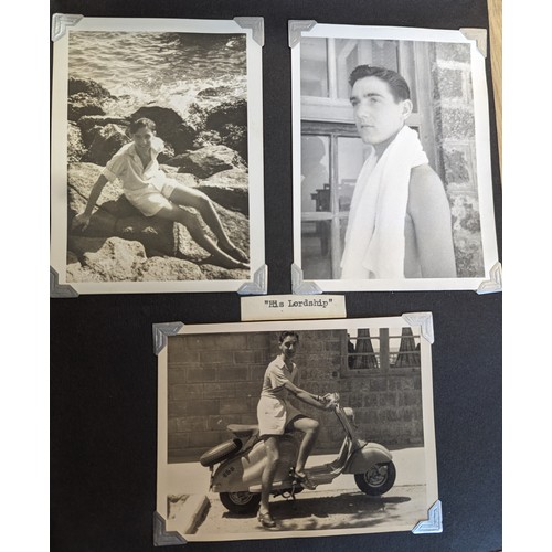 421 - Two 1950s photo albums of Aden and Khartoum belonging to L.A.C. Roy Grix, stationed at Steamer Point... 