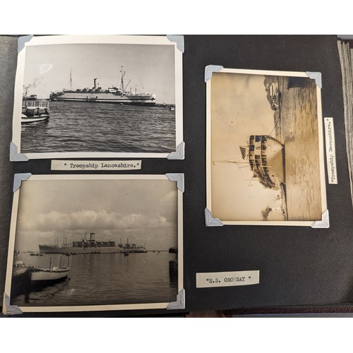 421 - Two 1950s photo albums of Aden and Khartoum belonging to L.A.C. Roy Grix, stationed at Steamer Point... 