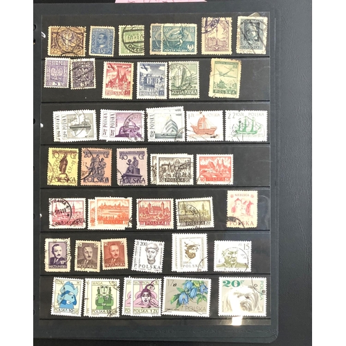 408 - A large quantity of definitive and commemorative stamps in four albums, Victorian to 21st century, w... 