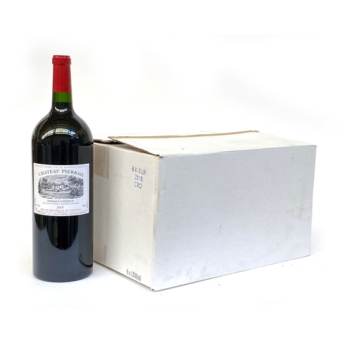 2022 - Chateau Pierrail Bordeaux Superieur 2018, magnum, 5x150cl