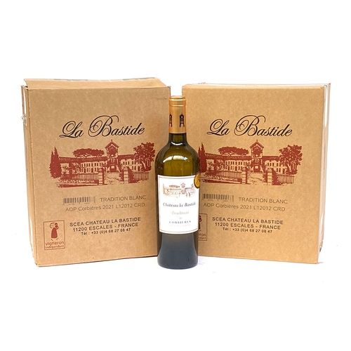 2028 - Chateau la Bastide Corbieres Tradition Blanc 2021, 12x75cl