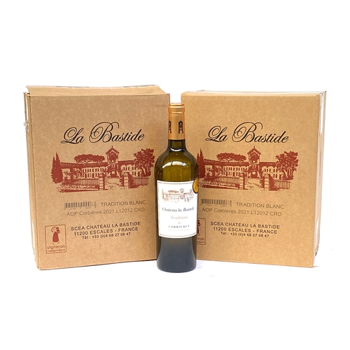 2029 - Chateau la Bastide Corbieres Tradition Blanc 2021, 12x75cl