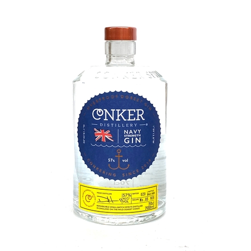 2275 - Conker Distillery Dorset Navy Strength Gin, 57% ABV, 4x70cl