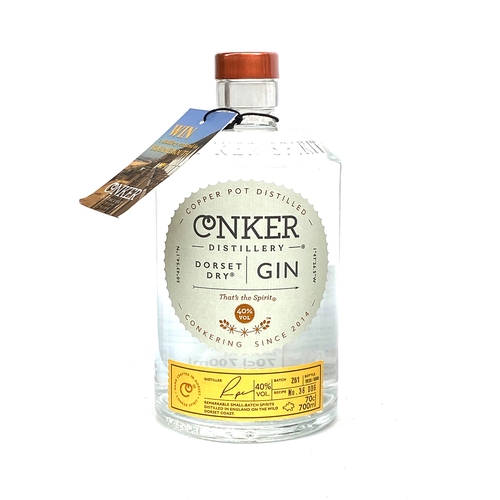 2276 - Conker Distillery Dorset Dry Gin, 4x70cl