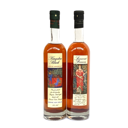 2281 - Somerset Cider Brandy: Kingston Black Aperitif, 3x50cl and Pomona Aperitif, 2x50cl