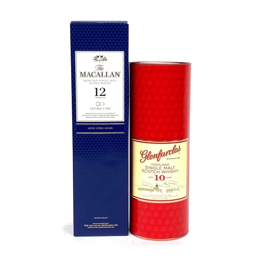 2286 - Macallan 12 Years Old Double Cask 70cl; and Glenfarclas 10 Year Old Scotch Whisky